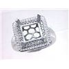 Image 1 : Genuine 14K White Gold 0.27CTW Diamond Semi Mount Ring - REF-72A6X