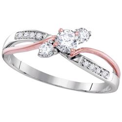 0.35CT Diamond Bridal 14KT Ring White Gold