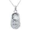Image 1 : Genuine 0.98 TCW 14K White Gold Ladies Necklace - REF-129W2G