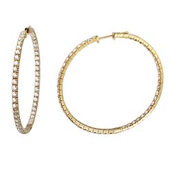 Genuine 5.62 TCW 14K Yellow Gold Ladies Earring - REF-560W5G