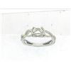 Image 1 : Genuine 14K White Gold 0.43CTW Diamond Semi Mount Ring - REF-53N6A
