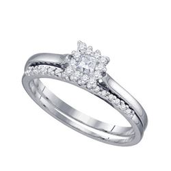 0.25CT Diamond Bridal 10KT Ring White Gold