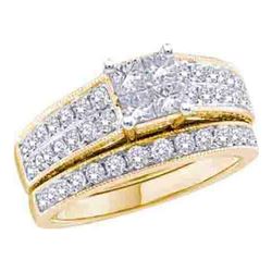 0.75CT Diamond Invisible 14KT Ring Yellow Gold