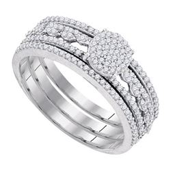 0.35CT Diamond Bridal 10KT Ring White Gold