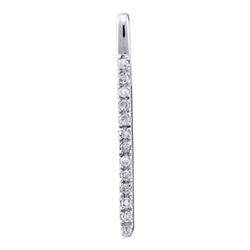 0.10CT Diamond Anniversary 14KT Pendant White Gold