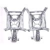 Image 1 : Genuine 14KWhite Gold 0.17CTW Diamond Semi-Mount Earrings - REF-78M4F