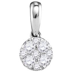 0.25CT Diamond Larissa 14KT Pendant White Gold