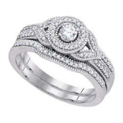 0.35CT Diamond Bridal 10KT Ring Yellow Gold