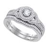 Image 1 : 0.35CT Diamond Bridal 10KT Ring Yellow Gold