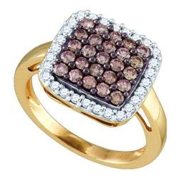 1CT Diamond Anniversary 10KT Ring Yellow Gold