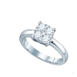 0.60CT Diamond Larrisa 18KT Ring White Gold