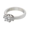 Image 1 : Platinum 0.4CTW Diamond Engagement Ring - REF-155H2W