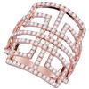 1.20CT Diamond Anniversary 18KT Ring Rose Gold