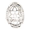 Image 1 : Genuine 14K White Gold 0.48CTW Diamond Semi Mount Ring - REF-136K7R