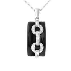 Genuine 12.11 TCW 14K White Gold Ladies Necklace - REF-63H8W