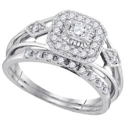 0.33CT Diamond Bridal 10KT Ring White Gold