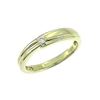 Image 1 : Genuine 14K Yellow Gold 0.05CTW Diamond Rings - REF-24T8K