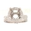Image 1 : Genuine 14K White Gold 1.11CTW Diamond Semi Mount Ring - REF-157K2R