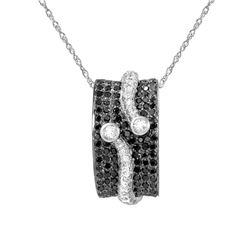 Genuine 1 TCW 14K White Gold Ladies Necklace - REF-75T7K
