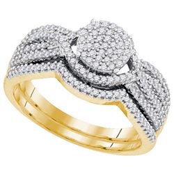 0.50CT Diamond Bridal 10KT Ring Yellow Gold