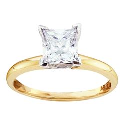 0.50CT Diamond Solitaire 14KT Ring Yellow Gold