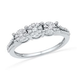 0.25CT Diamond Anniversary 10KT Ring White Gold