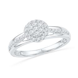 0.33CT Diamond Anniversary 10KT Ring White Gold