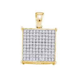 0.33CT Diamond Anniversary 10KT Pendant Yellow Gold