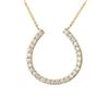 Image 1 : Genuine 0.75 TCW 14K Yellow Gold Ladies Necklace - REF-85M2F