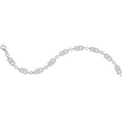 1.0CT Diamond Anniversary 10KT Bracelet White Gold