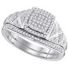 Image 1 : 0.35CT Diamond Bridal 10KT Ring White Gold