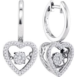 0.25CT Diamond Anniversary 10KT Earrings White Gold