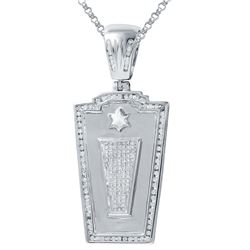 Genuine 2.02 TCW 14K White Gold Ladies Pendant - REF-253R3H
