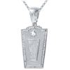 Image 1 : Genuine 2.02 TCW 14K White Gold Ladies Pendant - REF-253R3H