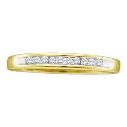 0.10CT Diamond Anniversary 10KT Ring Yellow Gold