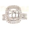 Image 1 : Genuine 14K White Gold 1.41CTW Diamond Semi Mount Ring - REF-147A6X
