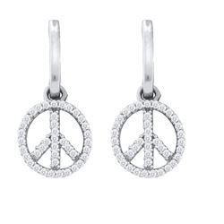 0.25CT Diamond Anniversary 10KT Earrings White Gold