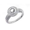 Image 1 : Platinum 0.31CTW Diamond Semi Mount Ring - REF-157F2N