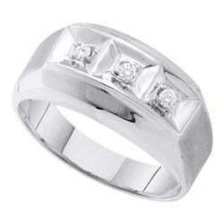 0.10CT Diamond 3-Stone 10KT Ring White Gold