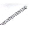 Image 1 : Genuine 18K White Gold 3.35CTW Diamond Multi-Row Bracelet - REF-470R2H