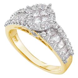 1.25CT Diamond Soliel 14KT Ring Yellow Gold