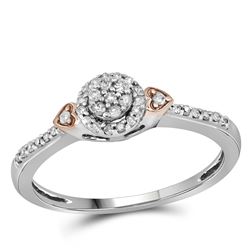 0.15CT Diamond Anniversary 10KT Ring 2Tone Gold