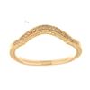 Image 1 : Genuine 14K Yellow Gold 0.08CTW Diamond Band Ring - REF-24X2Y