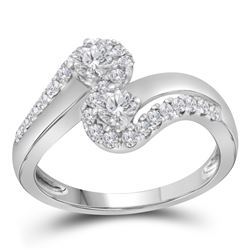 0.75CT Diamond Bridal 10KT Ring White Gold