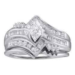 0.25CT Diamond Bridal 14KT Ring White Gold