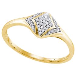 0.10CT Diamond Anniversary 10KT Ring Yellow Gold