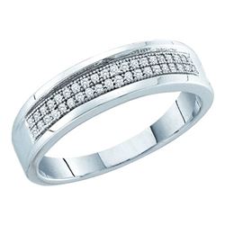 0.15CT Diamond Micro-Pave 10KT Ring White Gold