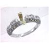 Image 1 : Genuine 14K Two Tone Gold 0.8CTW Diamond Semi Mount Ring - REF-84N8A
