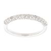 Image 1 : Genuine 14K White Gold 0.47CTW Diamond Wedding Ring Set - REF-57R2H