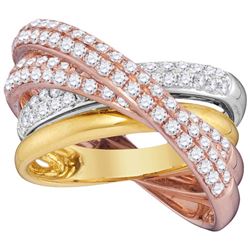 1.33CT Diamond Anniversary 14KT Ring White Gold